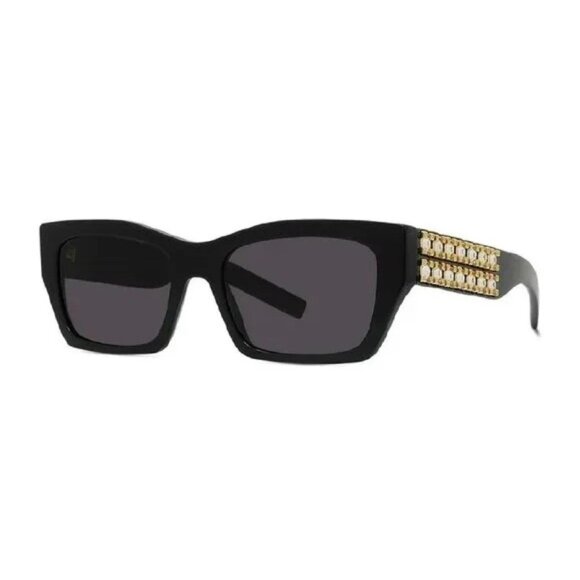 NEW GIVENCHY SUNGLASSES BLACK GREY EYEWEAR - Picture 1 of 3